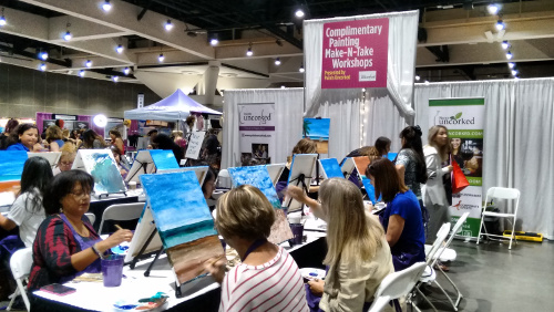 2017 Women's Expo - painting class